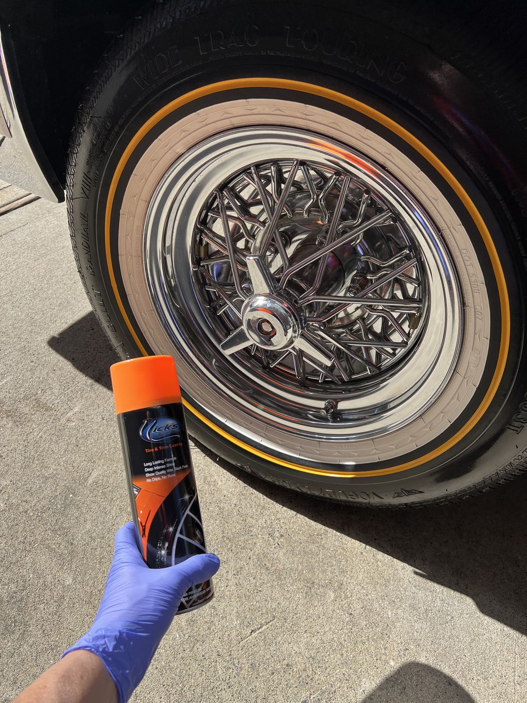 Our high-gloss tire shine will keep your car looking like new. Your tires  will be protected and shiny for weeks with our long-lasting and…