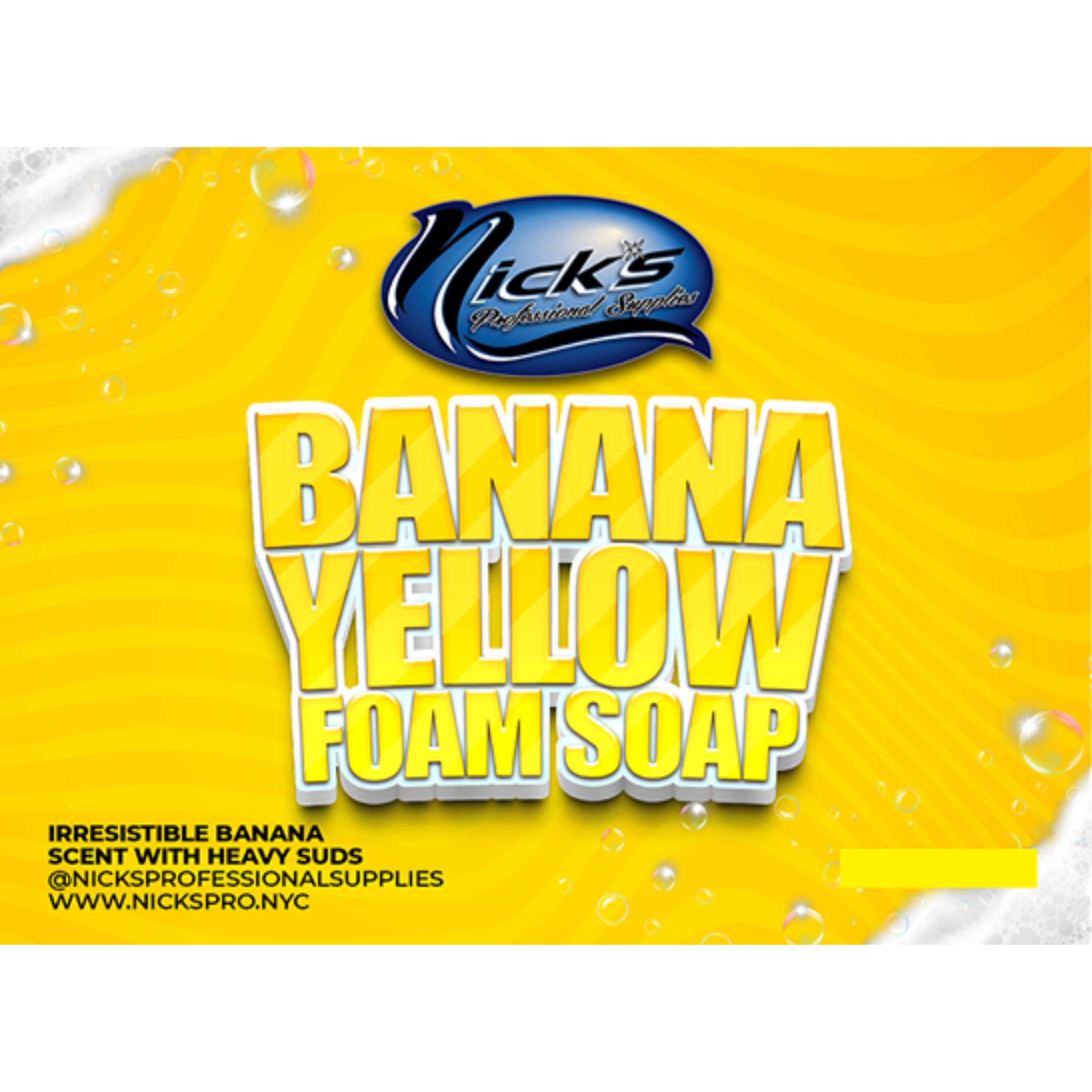 Banana Yellow Foam Soap