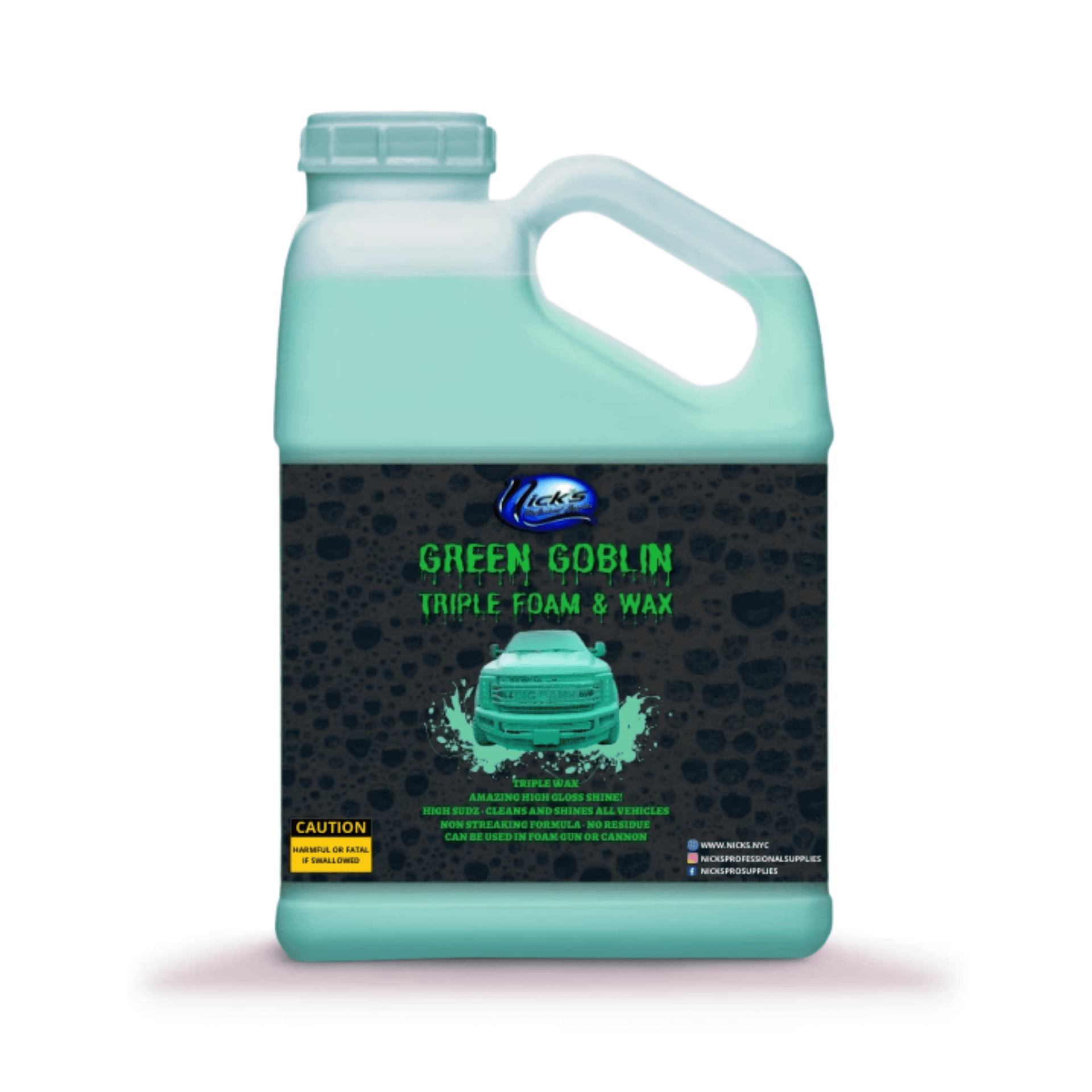 Green Goblin Triple Foam & Wax - 1 Gallon – Nick's Professional